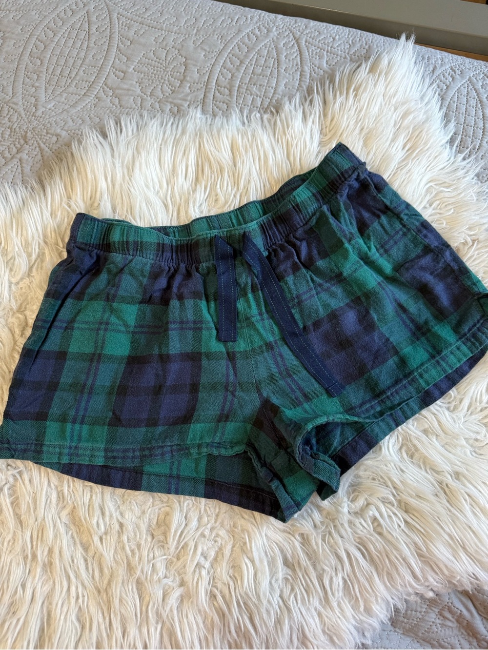 Old Navy Flannel Plaid Pajama Shorts M